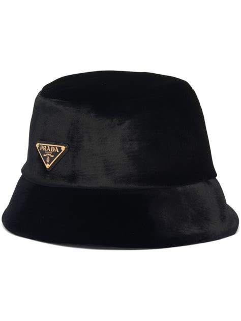 prada hat 2018|Plum Velvet Bucket Hat .